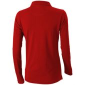 Рубашка поло “Oakville” женская с длинным рукавом, красный ( S ), арт. 001087303