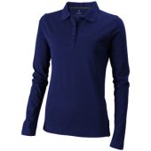 Рубашка поло “Oakville” женская с длинным рукавом, темно-синий ( XL ), арт. 001088203