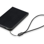 Портативное зарядное устройство на шнурке, 2000 mAh, черный, арт. 001513803