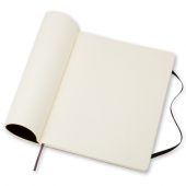 Записная книжка Moleskine Classic Soft (нелинованный), Хlarge (19х25 см), черный, арт. 001552903