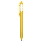 Ручка шариковая цветная, желтый/белый, арт. 001527003