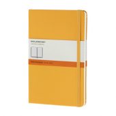Записная книжка Moleskine Classic (в линейку) в твердой обложке, Large (13х21см), оранжевый, арт. 001547703