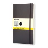 Записная книжка Moleskine Classic Soft (в клетку), Large (13х21см), черный, арт. 001553403