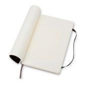Записная книжка Moleskine Classic Soft (в клетку), Large (13х21см), черный, арт. 001553403
