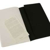 Записная книжка Moleskine Cahier (в линейку, 3 шт.), Large (13х21см), черный, арт. 001558703