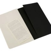 Записная книжка Moleskine Cahier (нелинованный, 3 шт.), Large (13х21см), черный, арт. 001560903