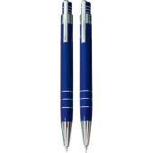 Набор «Эльба»: ручка шариковая, механический карандаш в футляре синий, арт. 000705203