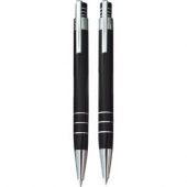 Набор «Эльба»: ручка шариковая, механический карандаш в футляре черный, арт. 000705303
