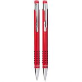 Набор «Онтарио»:ручка шариковая,карандаш в футляре красный, арт. 001318003