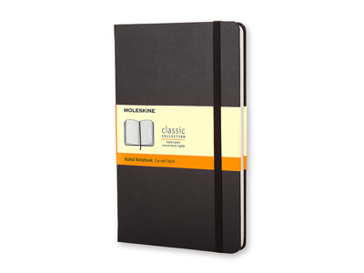 Записная книжка Moleskine Classic (в линейку), Pocket (9х14 см), черный, арт. 001543803