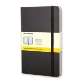 Записная книжка Moleskine Classic (в клетку), Pocket (9х14 см), черный, арт. 001545103