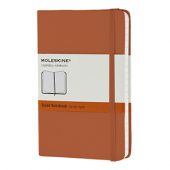 Записная книжка Moleskine Classic (в линейку) в твердой обложке, Pocket (9×14см), оранжевый коралл, арт. 001544803