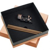 Набор «Локомотив»: точилка для карандашей, 3 карандаша в подарочной упаковке, арт. 000536803