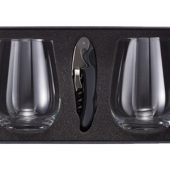 Набор аксессуаров для вина: 2 бокала на 445 мл, штопор-открывалка, арт. 000986503