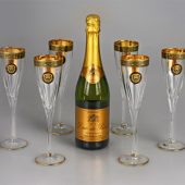 Набор бокалов для шампанского «Сила льва», арт. 001289603