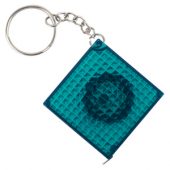 Брелок-рулетка из светоотражающего материала, 1 м., синий/серебристый, арт. 000546603