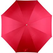 Зонт-трость механический с полупрозрачной ручкой, красный, арт. 001281503