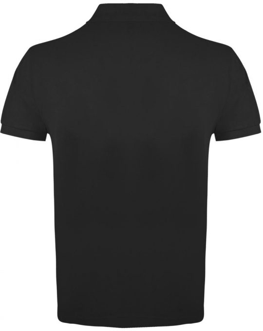 Рубашка поло мужская PRIME MEN 200 черная, размер S