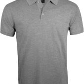 Рубашка поло мужская PRIME MEN 200 серый меланж, размер 4XL