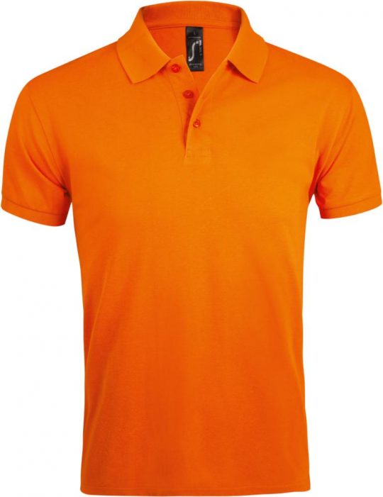 Рубашка поло мужская PRIME MEN 200 оранжевая, размер 5XL