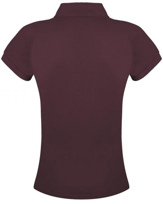 Рубашка поло женская PRIME WOMEN 200 бордовая, размер S
