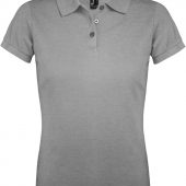 Рубашка поло женская PRIME WOMEN 200 серый меланж, размер XXL