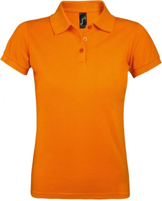 Рубашка поло женская PRIME WOMEN 200 оранжевая, размер M