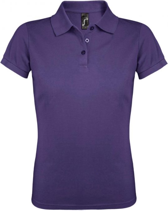 Рубашка поло женская PRIME WOMEN 200 темно-фиолетовая, размер S