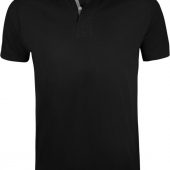 Рубашка поло мужская PORTLAND MEN 200 черная, размер S