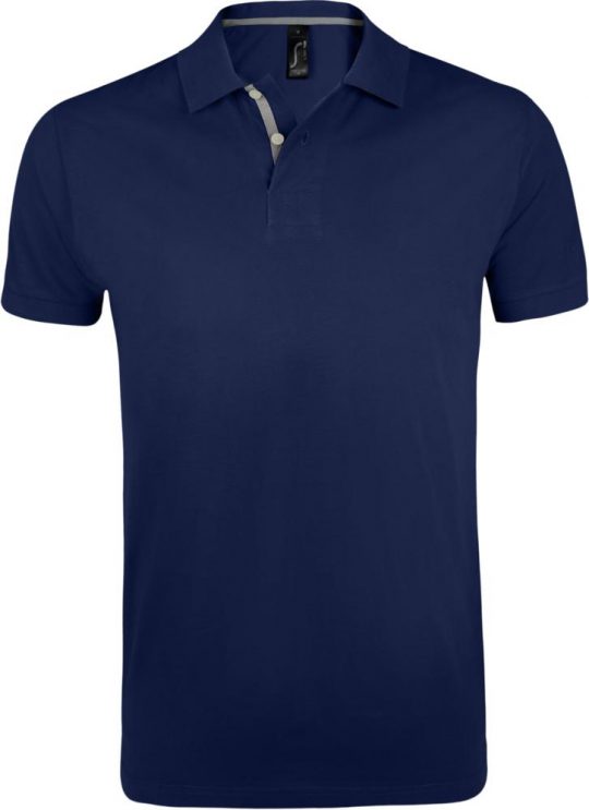 Рубашка поло мужская PORTLAND MEN 200 темно-синяя, размер XXL