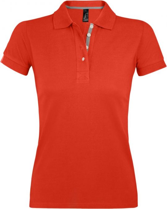 Рубашка поло женская PORTLAND WOMEN 200 оранжевая, размер XL