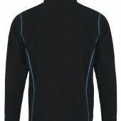 Куртка мужская NOVA MEN 200, черная с ярко-голубым, размер M