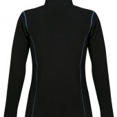 Куртка женская NOVA WOMEN 200, черная с ярко-голубым, размер XL