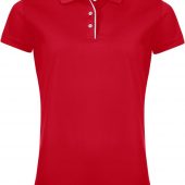 Рубашка поло женская PERFORMER WOMEN 180 красная, размер XL