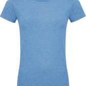 Футболка женская MIXED WOMEN голубой меланж, размер XXL