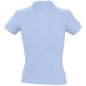 Рубашка поло женская PEOPLE 210 голубая, размер L