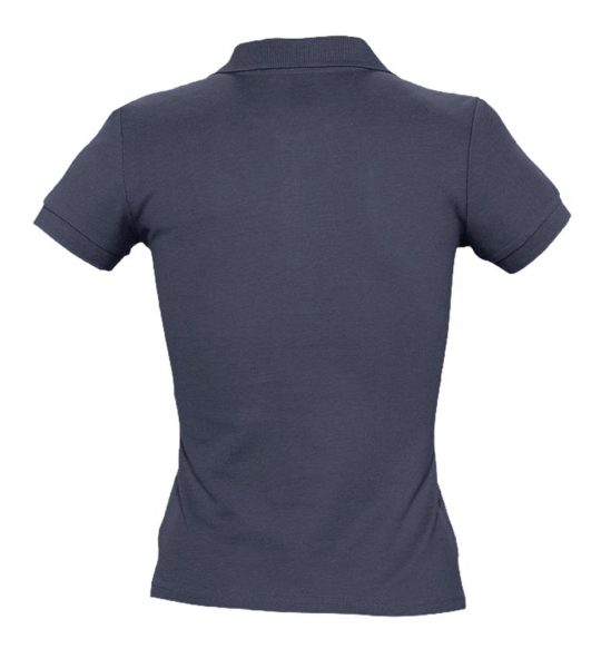 Рубашка поло женская PEOPLE 210 темно-синяя (navy), размер L