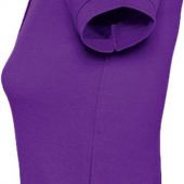 Рубашка поло женская PEOPLE 210 темно-фиолетовая, размер XXL