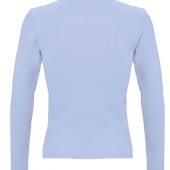 Рубашка поло женская с длинным рукавом PODIUM 210 голубая, размер S