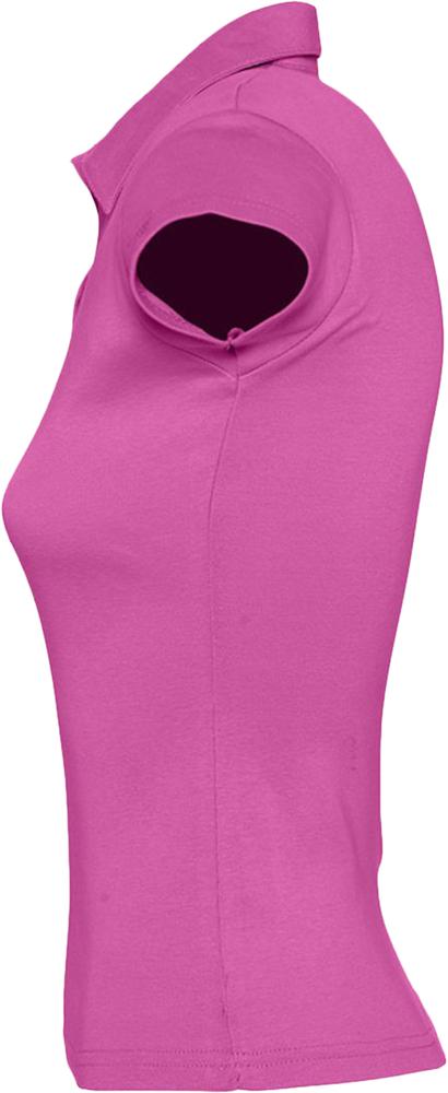 Рубашка поло женская без пуговиц PRETTY 220 ярко-розовая, размер S