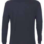 Рубашка поло мужская с длинным рукавом STAR 170 темно-синяя, размер XL