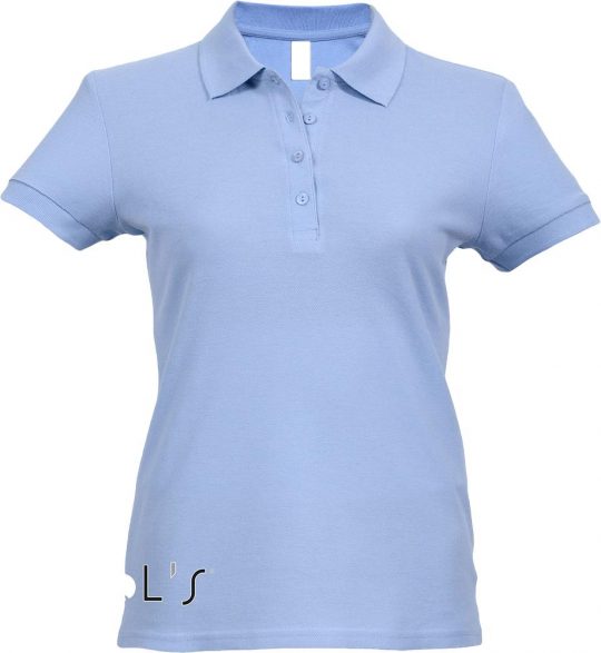 Рубашка поло женская PASSION 170 голубая, размер S