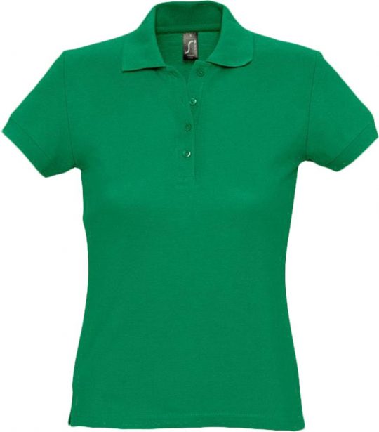 Рубашка поло женская PASSION 170 ярко-зеленая, размер XXL