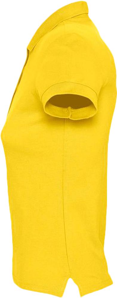 Рубашка поло женская PASSION 170 желтая, размер L