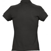 Рубашка поло женская PASSION 170 черная, размер XL