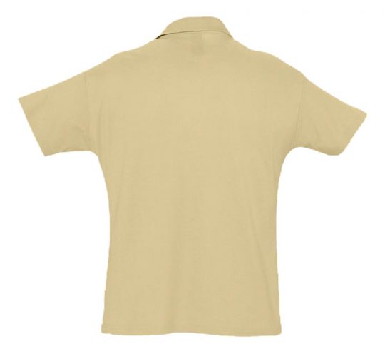Рубашка поло мужская SUMMER 170 бежевая, размер S