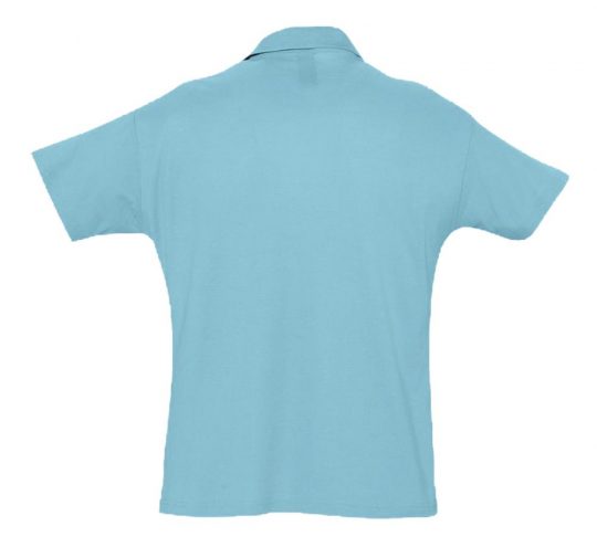 Рубашка поло мужская SUMMER 170 бирюзовая, размер S