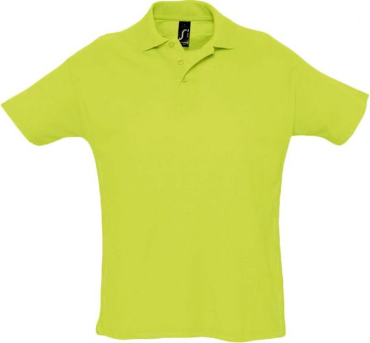 Рубашка поло мужская SUMMER 170 «зеленое яблоко», размер L