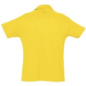 Рубашка поло мужская SUMMER 170 желтая, размер XXL