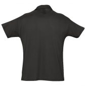 Рубашка поло мужская SUMMER 170 черная, размер L